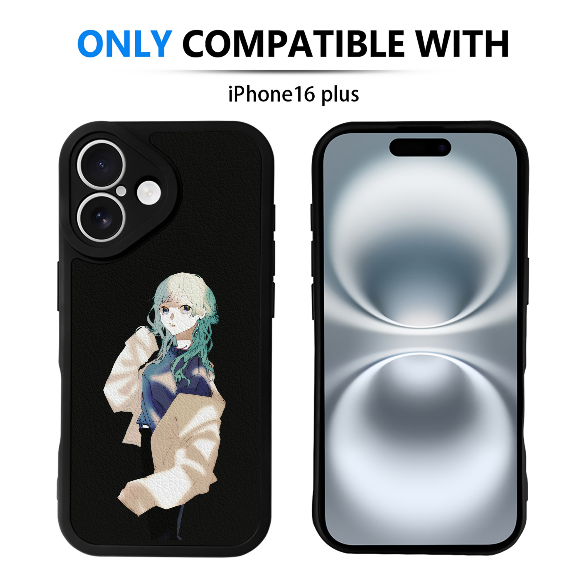 （画像用） 呪術廻戦 Jujutsu Kaisen 【iPhone 16シリーズ対応】シリコンスマホケース（レザー調） 材質：シリコン